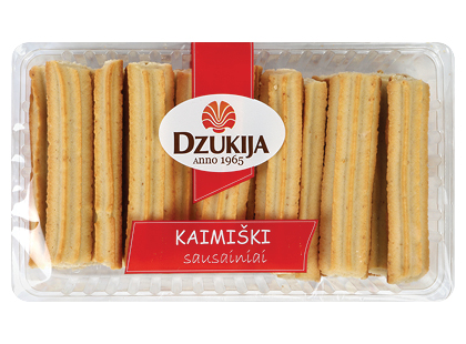 DZŪKIJOS KAIMIŠKI sausainiai su sviestu*
