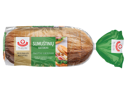 Raikytas SUMUŠTINIŲ batonas VILNIAUS DUONA*