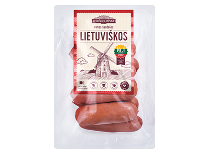 ROKIŠKIO MĖSINĖS virtos LIETUVIŠKOS sardelės*