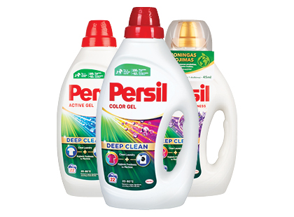 Skalbiamasis gelis PERSIL*, 3 rūšių, 900–990 ml