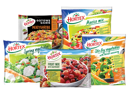 Šaldytoms daržovėms ir jų mišiniams HORTEX*