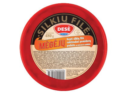 Kepti MĖGĖJŲ silkių filė suktinukai pomidorų padaže*
