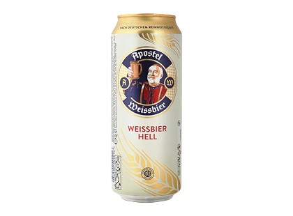 Kvietinis alus APOSTEL WEISSBIER HELL