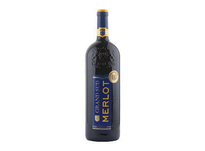 Raudonasis sausas vynas GRAND SUD MERLOT