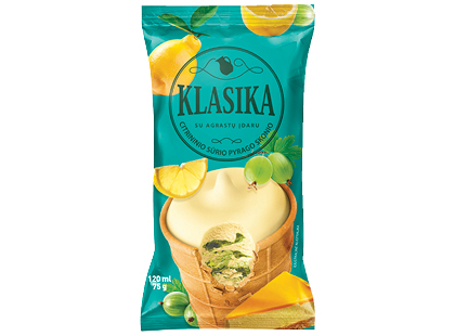 Valgomieji ledai puodelyje KLASIKA citrininio sūrio pyrago skonio*