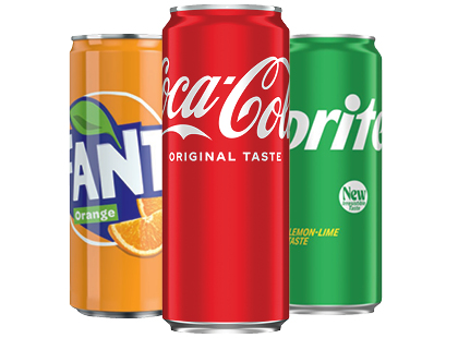 Gazuotas gėrimas COCA COLA; FANTA; SPRITE*