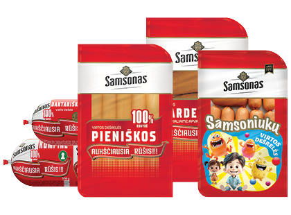 Virtoms SAMSONO dešroms, dešrelėms ir sardelėms*