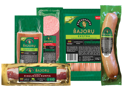 Maxima – akcija / nuolaida: KREKENAVOS BAJORŲ linijos mėsos gaminiams*