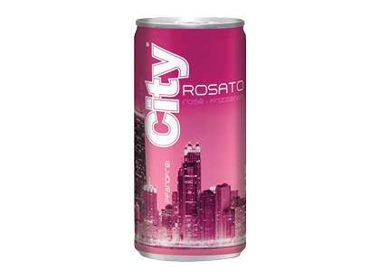 Pusiau putojantis baltasis sausas vynas CITY ROSATO FRIZZANTE