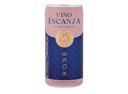 Gazuotas vyno gėrimas VINO ESCANZA ROSE