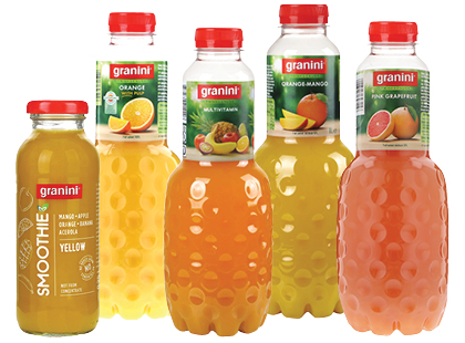 Perkant 2 ar daugiau sulčių gėrimų ir nektarų GRANINI