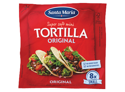 Mažosios kviečių tortilijos SANTA MARIA TEX MEX*
