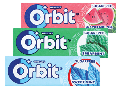 Kramtomoji guma ORBIT*