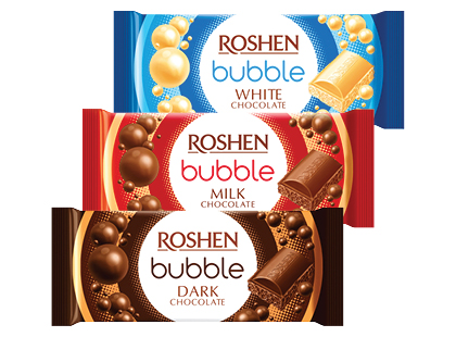 Akytasis šokoladas ROSHEN BUBBLE*
