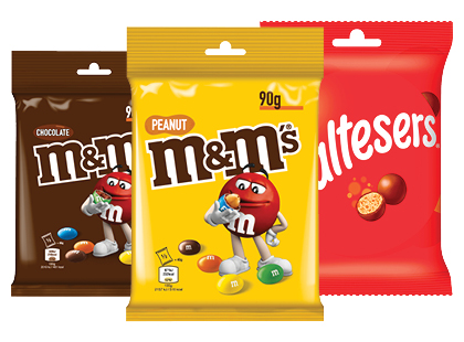 Saldainiai M&M’S; MALTESERS*