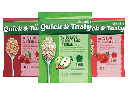 Greitai paruošiama avižinė košė SKANĖJA QUICK & TASTY*
