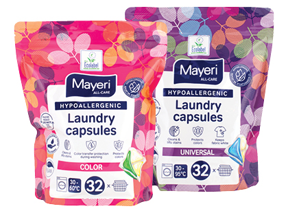 Skalbiamosios kapsulės MAYERI HYPOALLERGENIC*