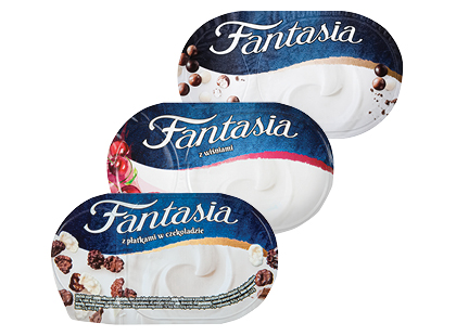 Valgomasis jogurtas FANTASIA*, 4 rūšių, 5,3–8,4 % rieb.
