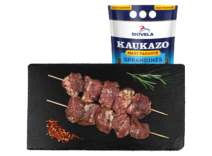 Marinuotas KAUKAZO šašlykas BIOVELA*