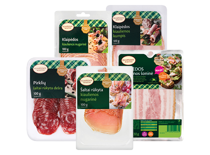 Pjaustytiems KLAIPĖDOS MAISTO mėsos gaminiams*