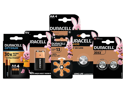 Perkant 2 ar daugiau elementų DURACELL