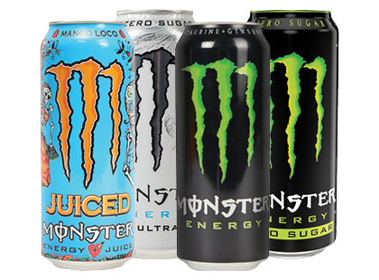 Energinis gėrimas MONSTER*, 18 rūšių