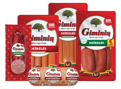 UTENOS MĖSOS GIMINIŲ linijai*