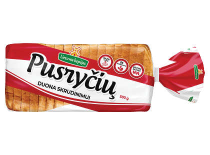 LIETUVOS KEPĖJO raikyta PUSRYČIŲ duona skrudinimui*