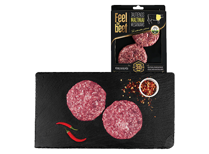 Sausai brandinti jautienos maltiniai mėsainiams FEEL THE BEEF*