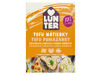 Kreminių tofu užtepėlių rinkinys LUNTER XXL*, 1 dėž. (3 vnt. × 100 g)