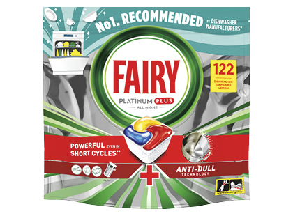 Automatinių indaplovių kapsulės FAIRY PLATINUM PLUS LEMON*