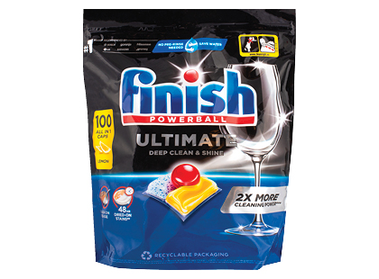Indaplovių tabletės FINISH POWERBALL ULTIMATE ALL IN 1*