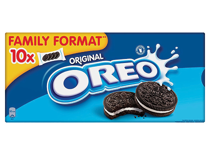 Kakaviniai sausainiai OREO su vanilės skonio įdaru*