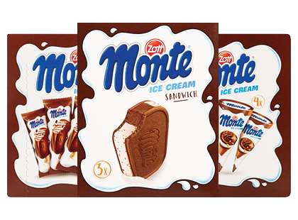 Valgomieji ledai ZOTT MONTE*