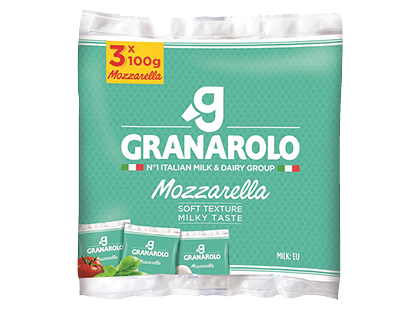 Mocarela GRANAROLO*, 44 % rieb. s. m.