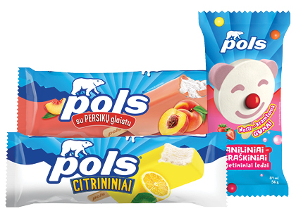 Valgomieji ledai ant pagaliuko POLS*