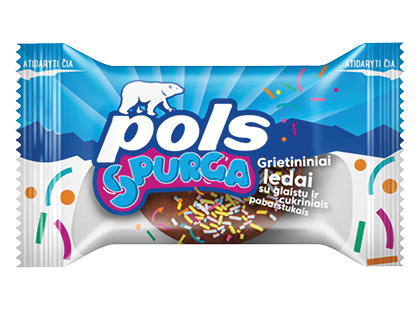Valgomieji ledai POLS SPURGA su cukraus gabalėliais*