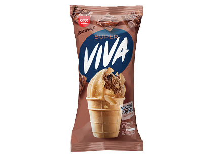 Šokoladiniai valgomieji ledai puodelyje SUPER VIVA*