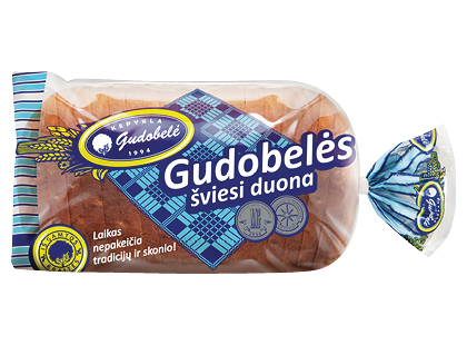 Šviesi ruginė raikyta GUDOBELĖS duona*