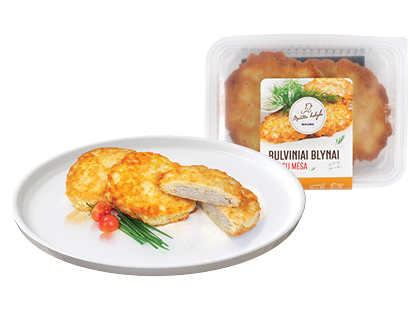 Kepti bulviniai blynai su mėsa*