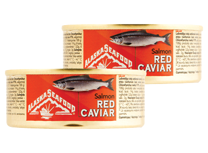 Raudonųjų lašišų ikrai ALASKA SEAFOOD*