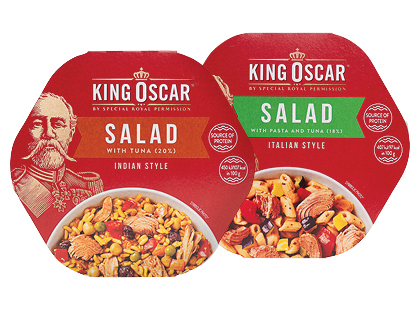 Indiško; itališko stiliaus salotos su tunu KING OSCAR*