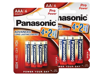Elementai PANASONIC*, 2 rūšių