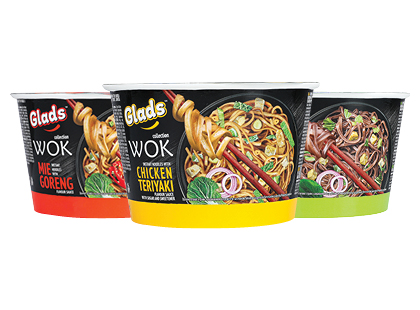 Greitai paruošiami makaronai GLADS WOK*