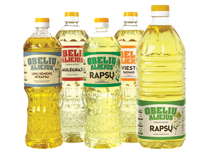 OBELIŲ aliejui*