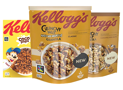 Sausi pusryčiai; granola KELLOGG’S*