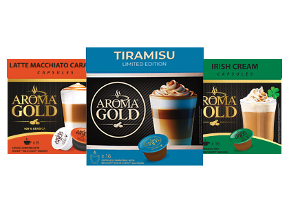 Kavos kapsulės AROMA GOLD*