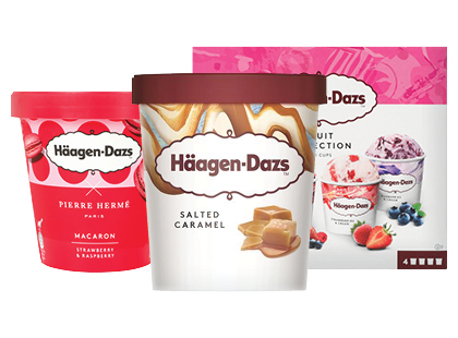 Valgomieji ledai HAAGEN-DAZS*