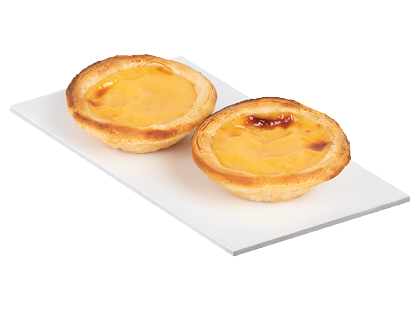 Keptas sluoksniuotos tešlos pyragėlis PASTEL DE NATA*