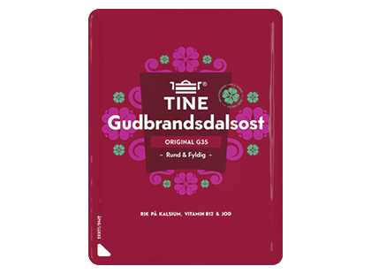 Ožkų ir karvių pieno sūris riekelėmis GUDBRANDSDALSOST TINE*